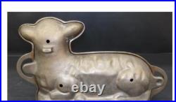 Vintage Cast Iron Lamb Baking Mold