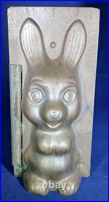 Vintage Chocolate Mold Bunny Rabbit Standing #370 7 3/4 tall