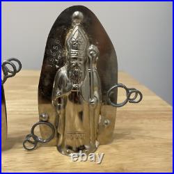 Vintage Cholcolate Molds St Nicholas #15656 Father Christmas #4070