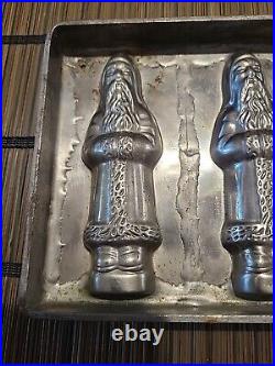 Vintage Christmas St. Nickolas CHOCOLATE CANDY MOLD GERMAN BODDERAS ERNTEBRUCK