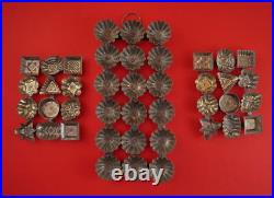 Vintage Collectible 3 Chocolate Molds (# 8447)