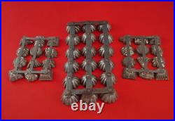 Vintage Collectible 3 Chocolate Molds (# 8447)