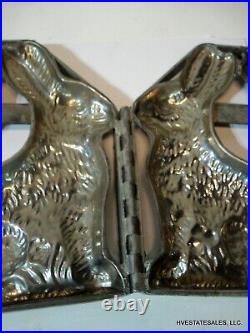 Vintage Double Bunny Chocolate Mold Bunnies are 8 inches tall