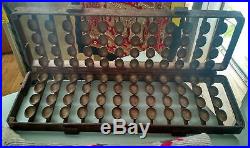 Vintage Droste Easter Egg Metal Chocolate Mold 48 1 Inch Eggs- Rusted