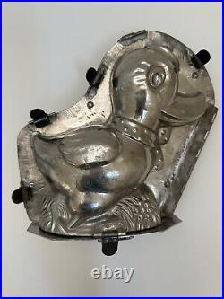 Vintage Duck With Bow Chocolate Mold