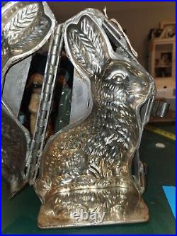 Vintage Easter Bunny Rabbit Chocolate Mold Large