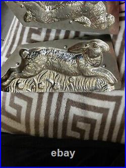 Vintage Easter Chocolate Candy Mold 9.5 Long Running Bunny Rabbit #351 Large