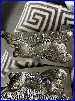 Vintage Easter Chocolate Candy Mold 9.5 Long Running Bunny Rabbit #351 Large