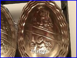 Vintage Easter Egg Chocolate Mold Metal Chocolate Mold Antique Candy Mold