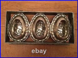 Vintage Easter Egg Chocolate Mold Metal Chocolate Mold Antique Candy Mold