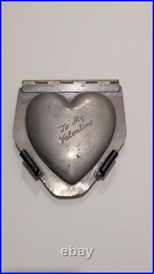 Vintage Fanny Farmer Metal Heart Shaped Chocolate Mold