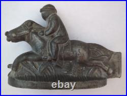 Vintage Hinged Metal Horse & Jockey Mold Ice Cream Chocolate S & Co #271 Vintage Hinged Metal Horse & Jockey Mold Ice Cream Chocolate S & Co #271