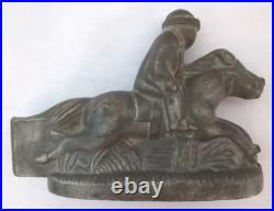 Vintage Hinged Metal Horse & Jockey Mold Ice Cream Chocolate S & Co #271 Vintage Hinged Metal Horse & Jockey Mold Ice Cream Chocolate S & Co #271