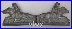 Vintage Hinged Metal Horse & Jockey Mold Ice Cream Chocolate S & Co #271 Vintage Hinged Metal Horse & Jockey Mold Ice Cream Chocolate S & Co #271