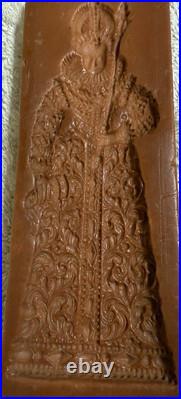 Vintage Large 11 Gingerbread Cookie Mold Speculaas Springerle Queen Plank Art Vintage Large 11 Gingerbread Cookie Mold Speculaas Springerle Queen Plank Art