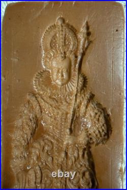 Vintage Large 11 Gingerbread Cookie Mold Speculaas Springerle Queen Plank Art Vintage Large 11 Gingerbread Cookie Mold Speculaas Springerle Queen Plank Art