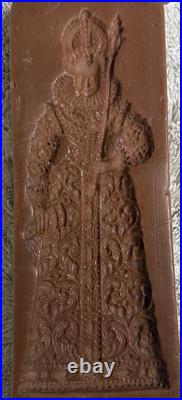 Vintage Large 11 Gingerbread Cookie Mold Speculaas Springerle Queen Plank Art Vintage Large 11 Gingerbread Cookie Mold Speculaas Springerle Queen Plank Art