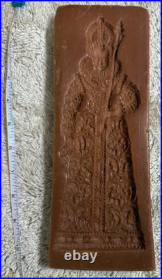 Vintage Large 11 Gingerbread Cookie Mold Speculaas Springerle Queen Plank Art Vintage Large 11 Gingerbread Cookie Mold Speculaas Springerle Queen Plank Art