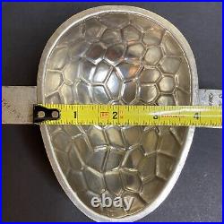 Vintage LeTang France Textured Egg Chocolate Molds Nickel Small Med Lg Set of 4