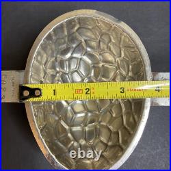 Vintage LeTang France Textured Egg Chocolate Molds Nickel Small Med Lg Set of 4