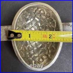 Vintage LeTang France Textured Egg Chocolate Molds Nickel Small Med Lg Set of 4