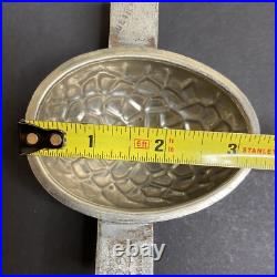 Vintage LeTang France Textured Egg Chocolate Molds Nickel Small Med Lg Set of 4