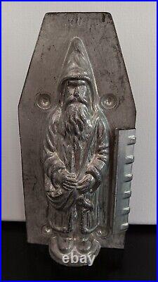 Vintage Letang, Pere Noel, Father Christmas, Santa With Toy Horse Chocolate Mold