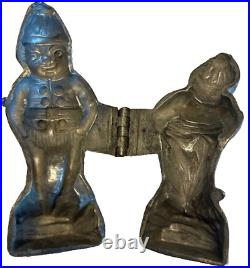 Vintage Pewter Palmer Cox Brownie Ice Cream / Candy Folk Art Mold
