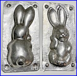 Vintage Rare REICHE Easter Bunny Rabbit Chocolate Mold Antique Metal # 8 Vintage Rare REICHE Easter Bunny Rabbit Chocolate Mold Antique Metal # 8