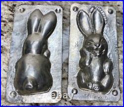 Vintage Rare REICHE Easter Bunny Rabbit Chocolate Mold Antique Metal # 8 Vintage Rare REICHE Easter Bunny Rabbit Chocolate Mold Antique Metal # 8