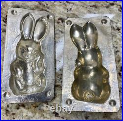 Vintage Rare REICHE Easter Bunny Rabbit Chocolate Mold Antique Metal # 8 Vintage Rare REICHE Easter Bunny Rabbit Chocolate Mold Antique Metal # 8