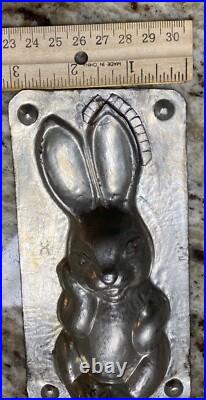 Vintage Rare REICHE Easter Bunny Rabbit Chocolate Mold Antique Metal # 8 Vintage Rare REICHE Easter Bunny Rabbit Chocolate Mold Antique Metal # 8
