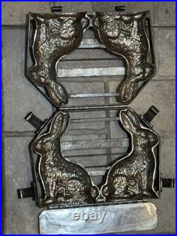 Vintage Standing Bunny/Rabbit Chocolate Mold Hinged Easter