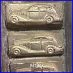 Vintage Streamlined Art Deco Chocolate Mold Zeppelin Train Boat Car Germany