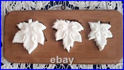 Vintage Switzerland Springerle Chocolate Marzipan Cookie Mold 3 MAPLE LEAVES