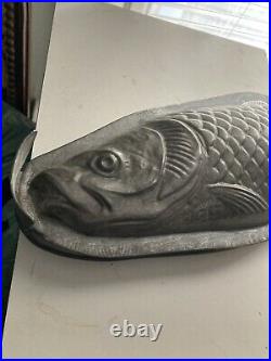 Vintage Tin French Fish Chocolate Jelly Aspic Mold