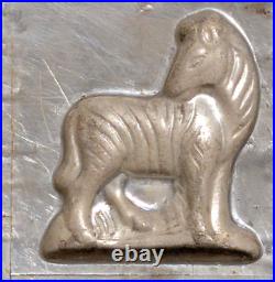 Vintage Vormenfabriek Tilburg Holland 8 Animals Chocolate Mold #65, 17x 11