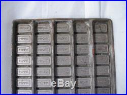 Vintage White's Chocolate Candy Mold Mini-Bar Confectioners Tool Tray Pan