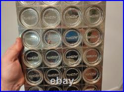 Vintage Wilbur Chocolate Candy Medallion Mold Metal Pan Tray Lancaster PA Cup