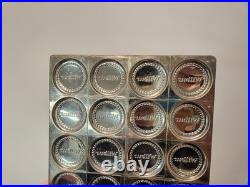 Vintage Wilbur Chocolate Candy Medallion Mold Metal Pan Tray Lancaster PA Cup