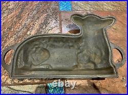 Vintage cast iron lamb chocolate mold
