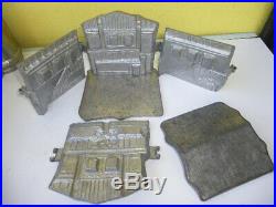 Vintage chocolate mold antique ice Pewter molds cream Banquet