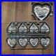 Vtg-Antique-Metal-Heart-Candy-Chocolate-Mold-To-My-Valentine-Valentine-s-Day-M-01-xch