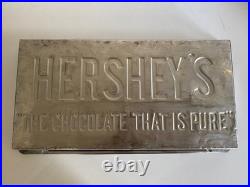 Vtg HUGE Hershey's Chocolate Bar Candy 5lb Mold 19 x 10.5 Metal Antique Vtg HUGE Hershey's Chocolate Bar Candy 5lb Mold 19 x 10.5 Metal Antique
