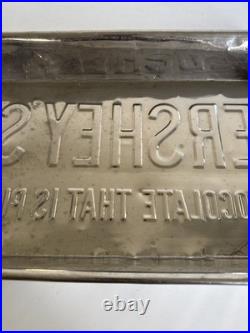 Vtg HUGE Hershey's Chocolate Bar Candy 5lb Mold 19 x 10.5 Metal Antique Vtg HUGE Hershey's Chocolate Bar Candy 5lb Mold 19 x 10.5 Metal Antique