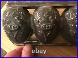WOW! Antique Vintage Anton Reiche Easter Egg Hinged Chocolate Mold BIRDS Nest