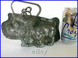 WOW Rare ANTIQUE 1920s ANTON REICHE 17888 3 PART BONZO DOG CHOCOLATE MOLD