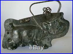 WOW Rare ANTIQUE 1920s ANTON REICHE 17888 3 PART BONZO DOG CHOCOLATE MOLD