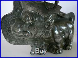 WOW Rare ANTIQUE 1920s ANTON REICHE 17888 3 PART BONZO DOG CHOCOLATE MOLD