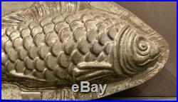 Whimsical fish Chocolate Mold, Signed